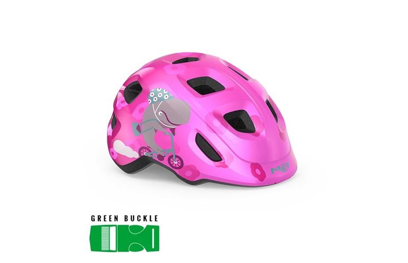 Lasten pyöräilykypärä MET Hooray Pink Whale