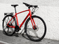 Hybridcykel Trek FX 2 Disc Equipped rød