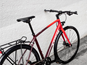 Trek Hybrid Sykkel Fx 3 Disc Equipped Viper Red To Cobra Blood Fade