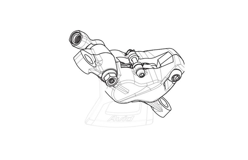 Sram Caliper Assembly, Standard
