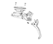 Sram Disc Brake Lever Assembly, Carbon