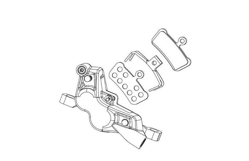 sram 4 piston caliper