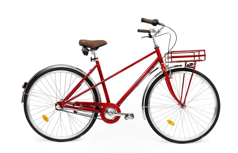 Kronan Naisten polkupyörä Stilig D3 3-vaihteinen Punainen