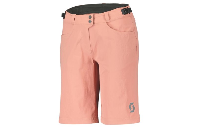 SCOTT Shorts Naisten Trail Flow w/pad Crystal Pink