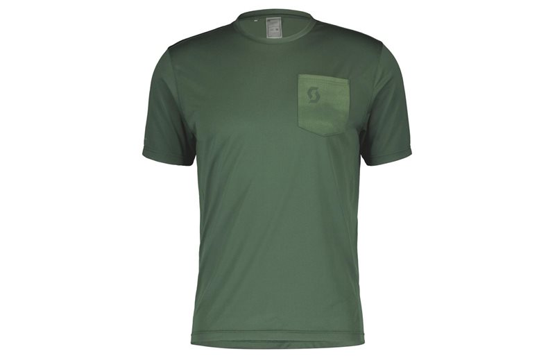 SCOTT T-paita Miesten Gravel 20 SS Savuinen Vihreä/Frost Green