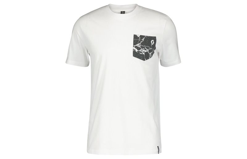 SCOTT T-paita Miesten Tasku SS Valkoinen