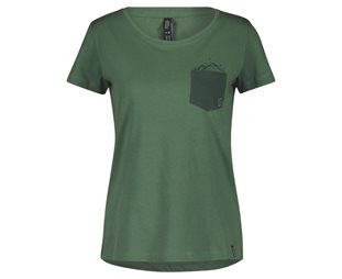 SCOTT T-paita Naisten Pocket SS Glade Green