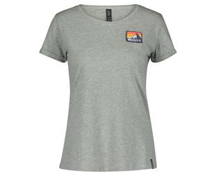 SCOTT T-paita Naisten Rento Talvi SS Light Grey Melange