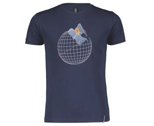 SCOTT T-paita JR:n 10 Casual SS Keskiyön Sininen