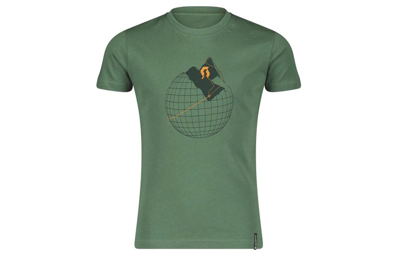 SCOTT T-shirt JR`s 10 Casual SS Glade Green