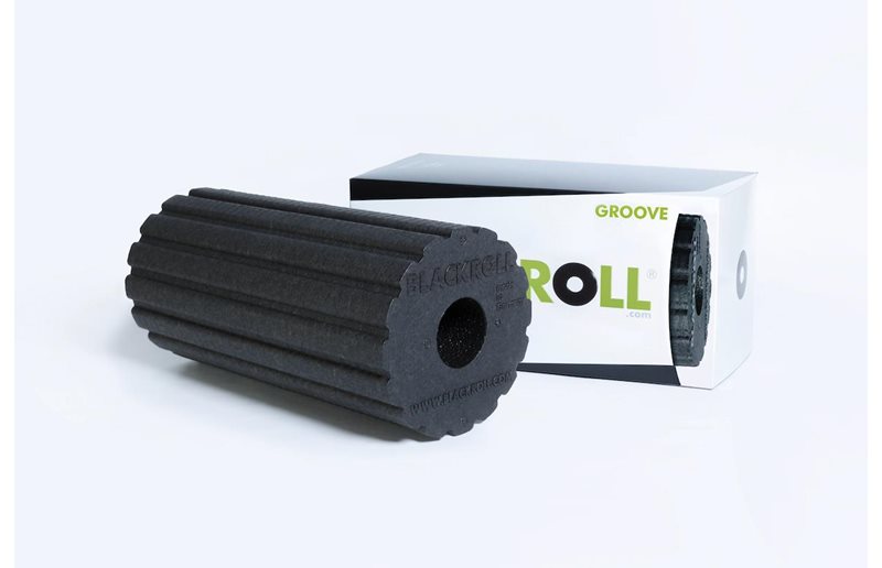 Blackroll Foamroller Groove Standard Musta