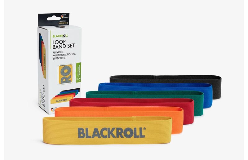 Blackroll Loop Band Set Keltainen/Punainen/Vihreä/Sininen/Musta