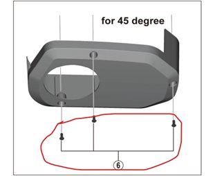 Shimano kiinnitysruuvit (M3X8) setti