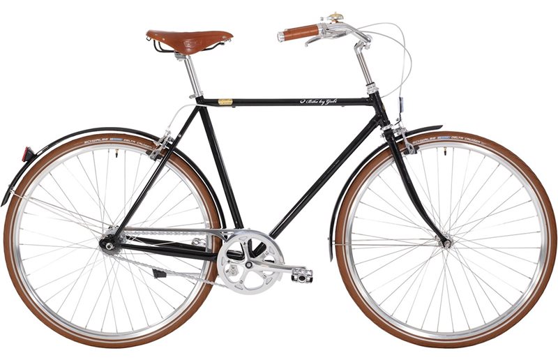 Bike By Gubi Miesten polkupyörä Nexus 7-vaihteinen musta/Piano Musta