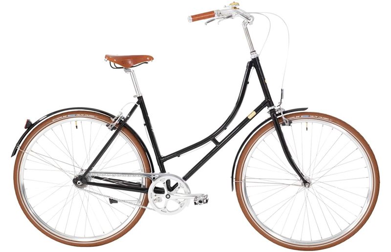 Bike By Gubi Naisten polkupyörä Nexus 8-vaihteinen musta/Piano Musta