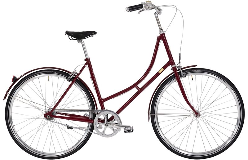Bike By Gubi Naisten polkupyörä Nexus 7-vaihteinen Bordeaux/French Bordeaux