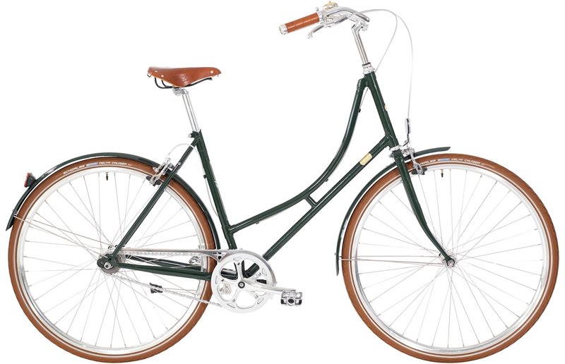 Bike By Gubi Naisten polkupyörä Nexus 7-vaihteinen vihreä/British Racing Vihreä
