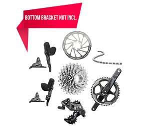 Komponentgruppe SRAM Force CX1 Disc brake, GXP, 1x11 speed PG-1170 11-32T, 42T, GXP, 172,5 mm, Ø110, X-Sync