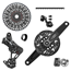 Komponentgruppe SRAM X0 T-Type Eagle E-Bike Brose Transmission AXS XS-1295 10-52T, 36T, ISIS, 160 mm