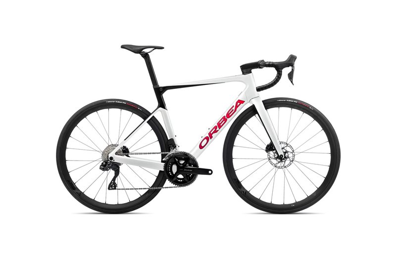 Maantiepyörä Orbea Orca M30iLTD PWR White Chic - Black (Gloss)