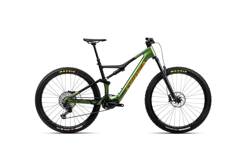 Sähkömaastopyörä Orbea Rise M20 Chameleon Goblin Green (Gloss)-Blac