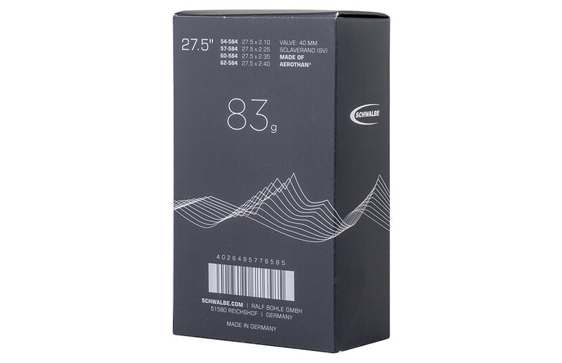 Sisärengas Schwalbe Aerothan SV 21E 27.5" 54/62-584 PV Presta-venttiili 40mm