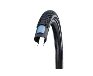 Schwalbe Rengas Marathon Plus Tour Endurance Smartguard 37-622 (28X1.40") Musta/Heijastava