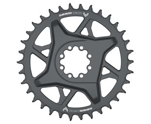 Drev SRAM GX Eagle T-Type DM 8-Bolt 3 mm offset 12-gear 34T Sort