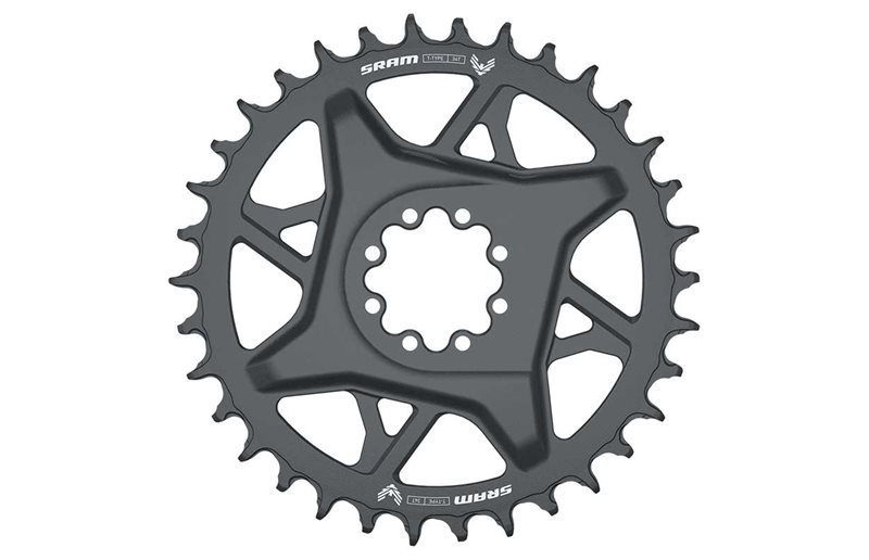 Drev SRAM GX Eagle T-Type DM 8-Bolt 3 mm offset 12-gear 34T Sort