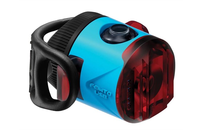 Polkupyörän takavalo Lezyne Femto USB-ladattava Sininen