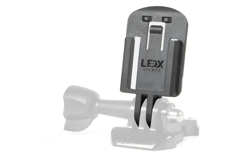 LEDX Kiinnike GoPro-sovitin LX-mount pyöräilykypärään & ohjaustankoon
