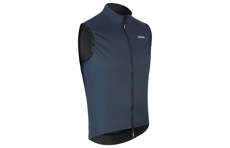 GripGrab PACR lätt vindtät väst Navy Blue