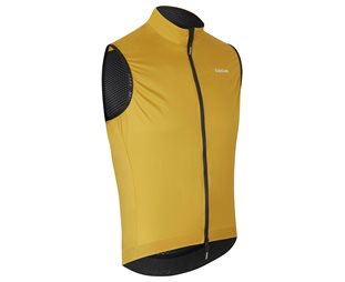 GripGrab PACR lätt vindtät väst Mustard Yellow