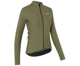 Gripgrab Cykeltröja Women's Thermapace Thermal Long Sleeve Olive Green