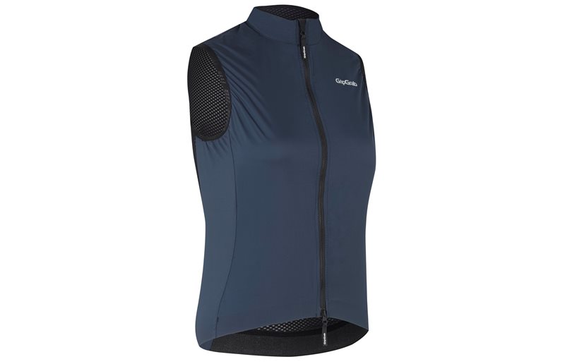 GripGrab PACR Lightweight Tuulenpitävä naisten pyöräilyliivi Navy Blue