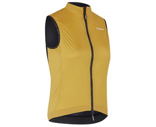 GripGrab PACR lätt vindtät väst dam Mustard Yellow