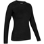 GripGrab Merino Blend Thermal Pitkähihainen naisten aluskerrasto Black