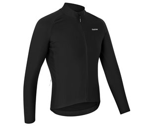 GripGrab PACR långärmad flossad cykeltröja Black