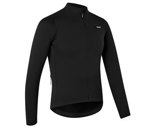 GripGrab EXPLR Merinotech långärmad flossad cykeltröja Black