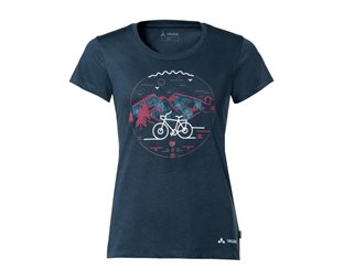 Vaude Wo Cyclist T-Shirt V Dark Sea