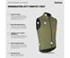 GripGrab PACR Lightweight Tuulenpitävä pyöräilyliivi Olive Green