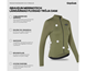 GripGrab EXPLR Merinotech Thermal Pitkähihainen naisten pyöräilypaita Olive Green