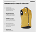 Cykelväst Gripgrab PACR Windproof Lightweight W's Mustard Yellow