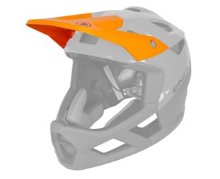 Endura Visior For Mt500 Full Face Helmet (e1518 & E1571)) Tangerine