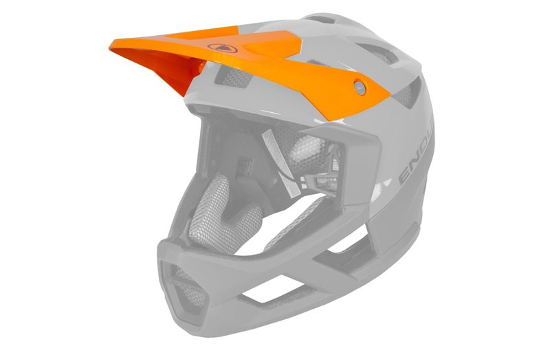 Endura Visior For Mt500 Full Face Helmet (e1518 & E1571)) Tangerine