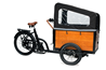 RAWBIKE Lådcykel E-Cargo Med Dörr Fyrkantig Design