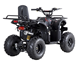 X-Pro Fyrhjuling Worker Atv 110Cc Svart Med Back Black