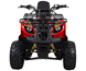 X-Pro Fyrhjuling Worker Atv 110Cc Svart Med Back Red