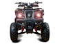 X-Pro Fyrhjuling Worker Atv 125Cc Svart Med Dragkrok Black