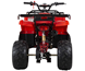 X-Pro Fyrhjuling Worker Atv 125Cc Svart Med Dragkrok Red